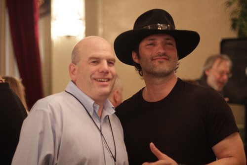 Robert Rodriguez - honored for Extraordinary Contribution to Filmmaking, with David Simon